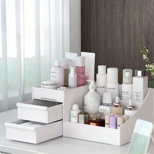 White Multi-Compartment Organizer